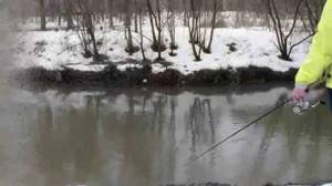 Fishing on the Yauzsky Reservoir