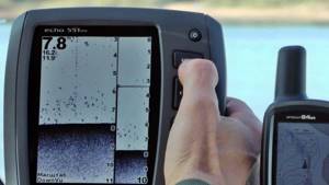 Fishing with an echo sounder