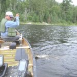 Fishing using an echo sounder