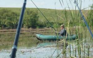 Fishing in the vicinity of Rubtsovsk in the Altai Territory