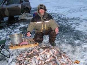 fishing in winter