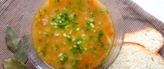 Fish soup from canned pink salmon - a simple recipe