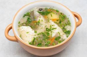 Fish soup from carp
