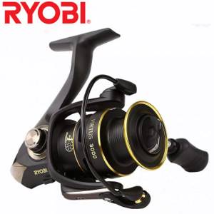 RYOBI original VIRTUS fishing reel spinning reel 4 1 bearings 1:1:2.5. 1/5 Ratio 7.5kg-5.0kg Power Japan Coil CNC Manual... 