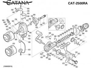Shimano Catana 2500ra diagram