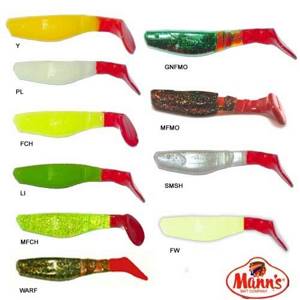 Silicone baits for autumn jigs for pike