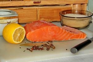 Lightly salted salmon - 7 recipes for salting salmon at home, stage 24