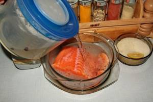 Lightly salted salmon - 7 recipes for salting salmon at home, stage 26