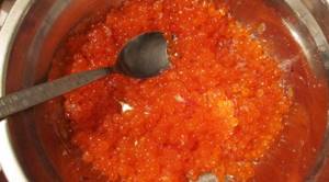 Salted red caviar in 5 minutes