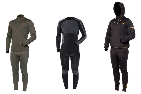 Thermal underwear for winter fishing