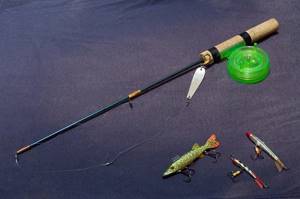 Fishing rod for pike perch