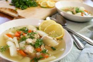 sea ​​fish soup at home