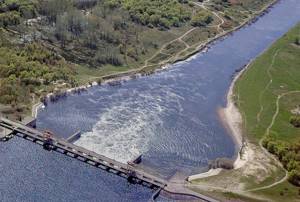Воронежское водохранилище: плотина и гидроузел