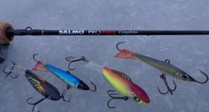 Winter fishing rod for balancers
